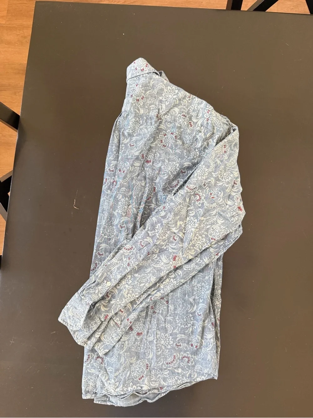 Jcrew denim look button down xl